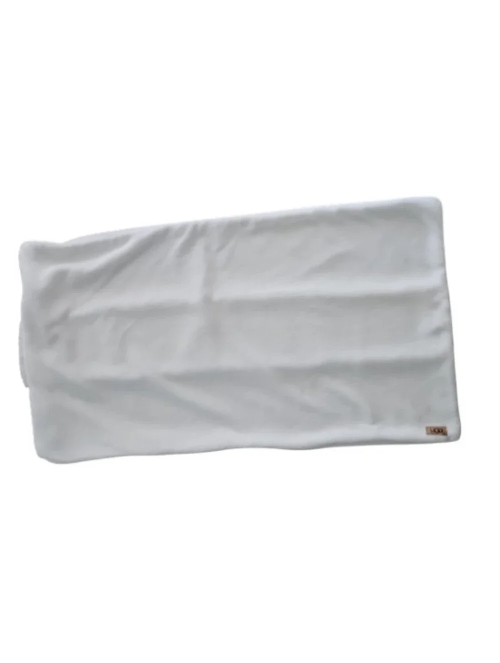 UGG Reversible Faux Fur Comforter Set King White + 1 Sham Cozy Luxury Bedding